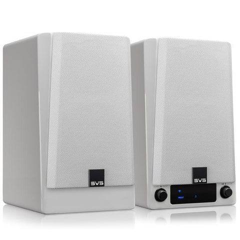 Prime Wireless Speaker Pair - White Gloss - Outlet - 1812