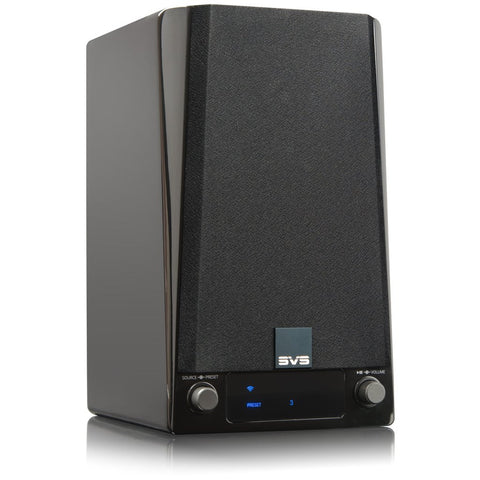 Wireless Powered Speaker in Piano Gloss Black