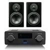 SoundBase with Prime Bookshelf Speaker in Premium Black Ash