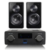 SoundBase with Ultra Bookshelf / Piano Gloss Black